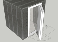 Waffenraum Schwerbau Konstruktionszeichnung